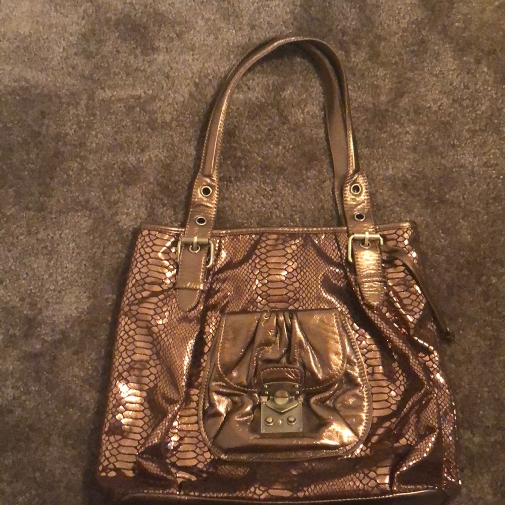 NWOT Melie Bianco Bronze Handbag